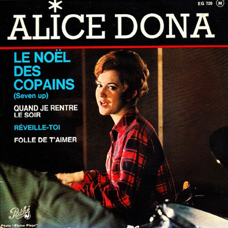 Alice Dona - Noël des copains EP sleeve