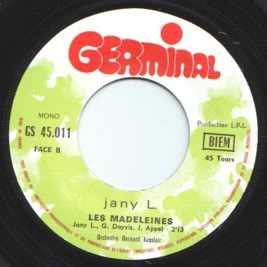Le Restaurant Chinois label (Germinal Records), side B
